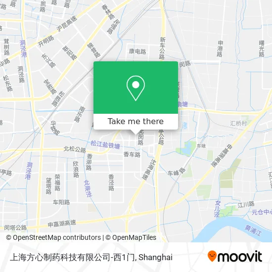 上海方心制药科技有限公司-西1门 map