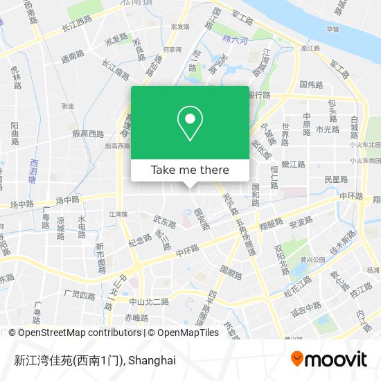 新江湾佳苑(西南1门) map