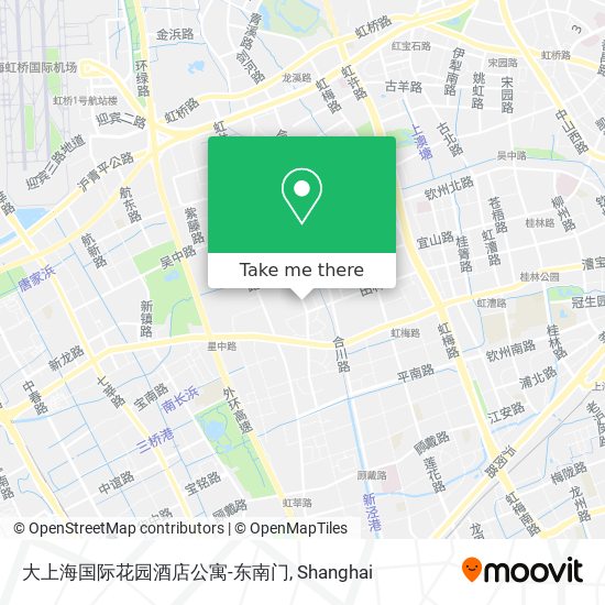 大上海国际花园酒店公寓-东南门 map