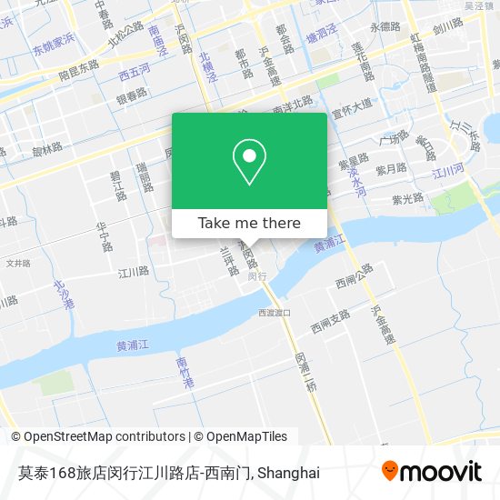 莫泰168旅店闵行江川路店-西南门 map
