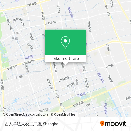 古人羊绒大衣工厂店 map