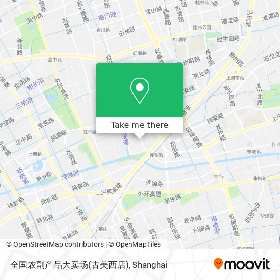 全国农副产品大卖场(古美西店) map