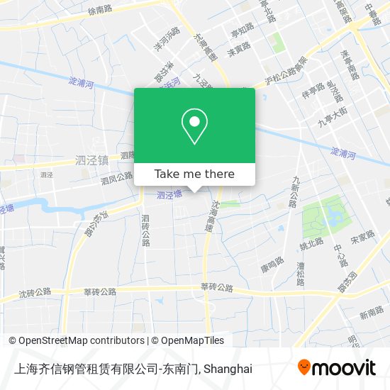 上海齐信钢管租赁有限公司-东南门 map