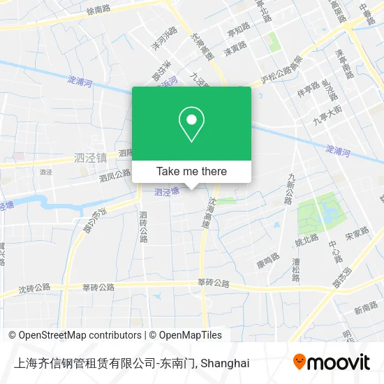 上海齐信钢管租赁有限公司-东南门 map