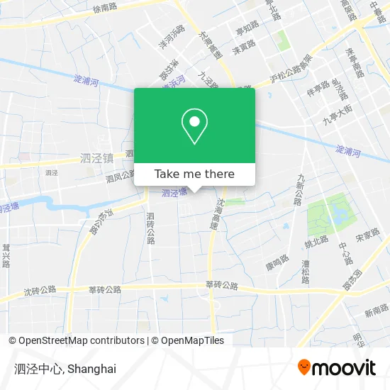 泗泾中心 map
