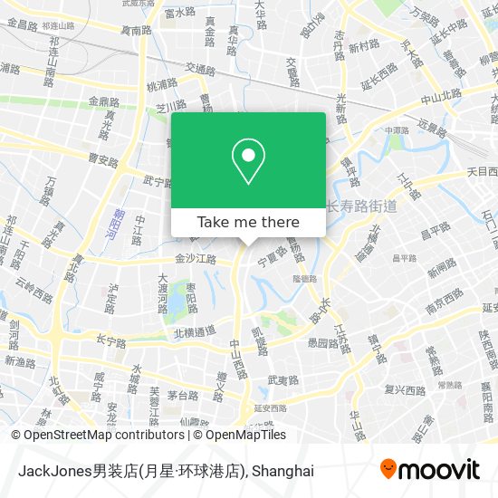 JackJones男装店(月星·环球港店) map