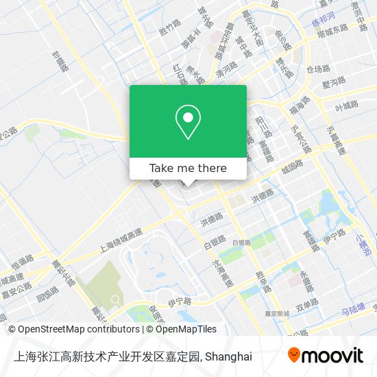 上海张江高新技术产业开发区嘉定园 map