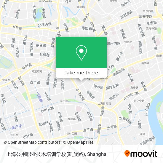 上海公用职业技术培训学校(凯旋路) map