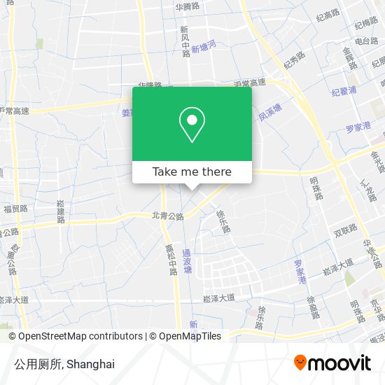 公用厕所 map