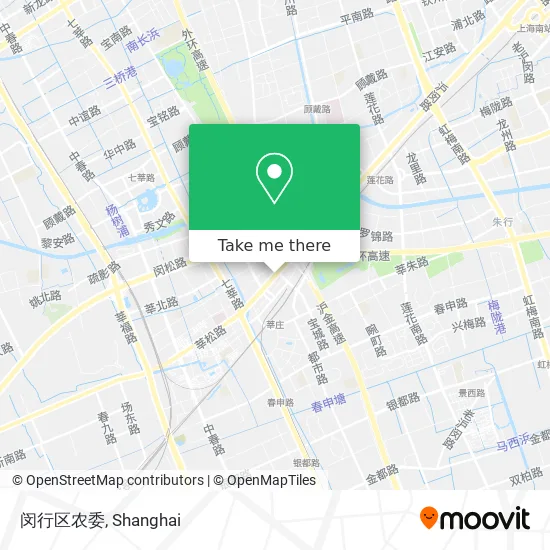 闵行区农委 map