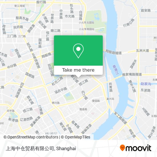 上海中仓贸易有限公司 map