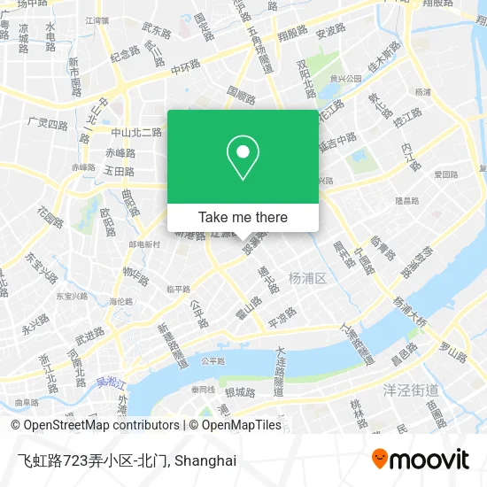 飞虹路723弄小区-北门 map