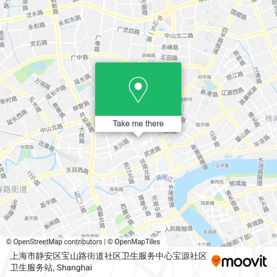 上海市静安区宝山路街道社区卫生服务中心宝源社区卫生服务站 map