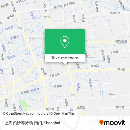 上海鹤沙养猪场-南门 map