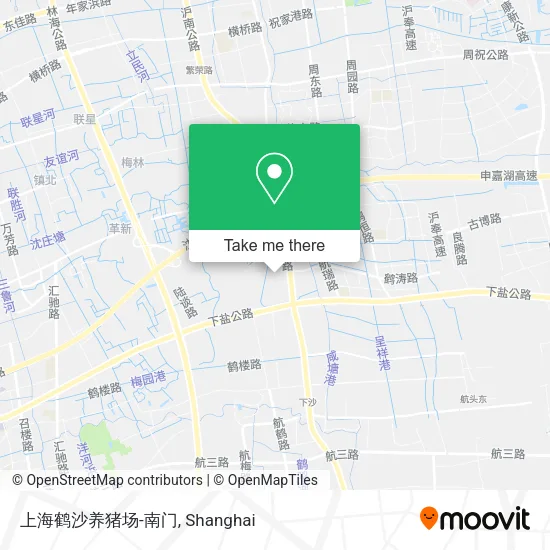 上海鹤沙养猪场-南门 map