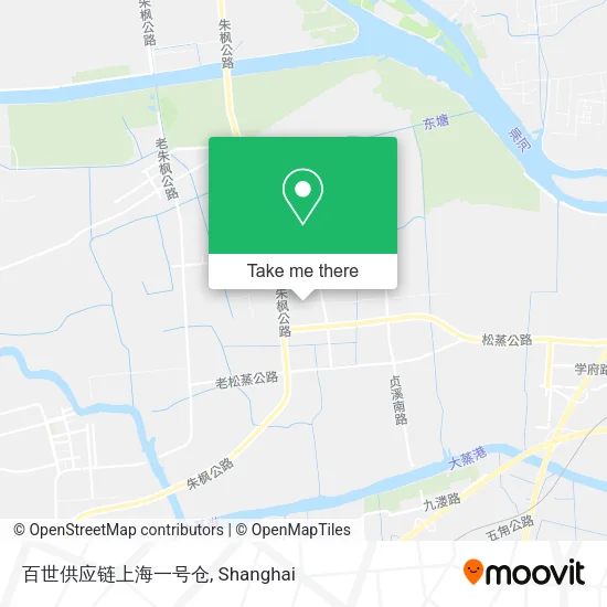 百世供应链上海一号仓 map