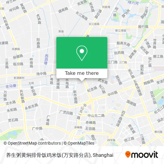 养生粥黄焖排骨饭鸡米饭(万安路分店) map