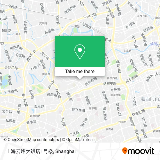 上海云峰大饭店1号楼 map