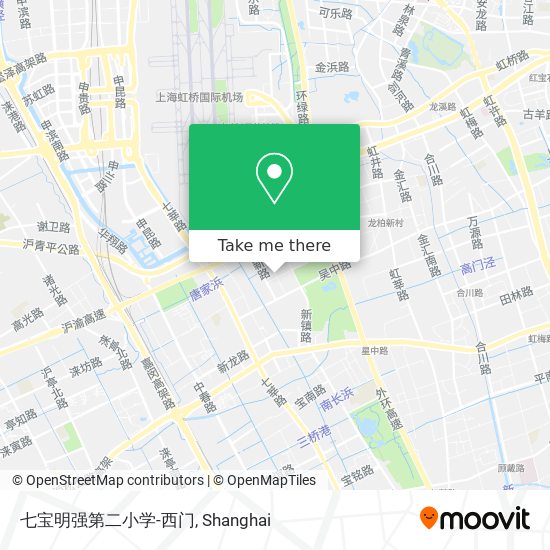 七宝明强第二小学-西门 map