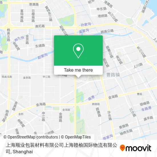 上海顺业包装材料有限公司上海赣榆国际物流有限公司 map