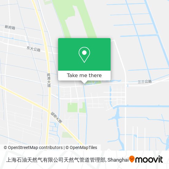 上海石油天然气有限公司天然气管道管理部 map