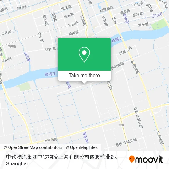 中铁物流集团中铁物流上海有限公司西渡营业部 map