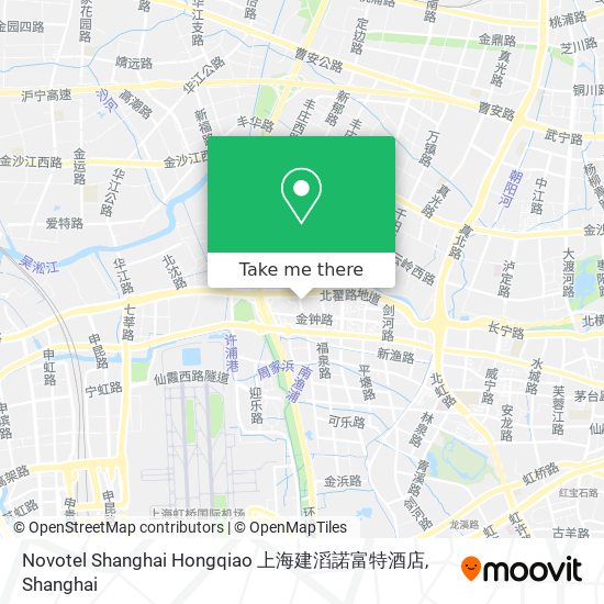 Novotel Shanghai Hongqiao 上海建滔諾富特酒店 map