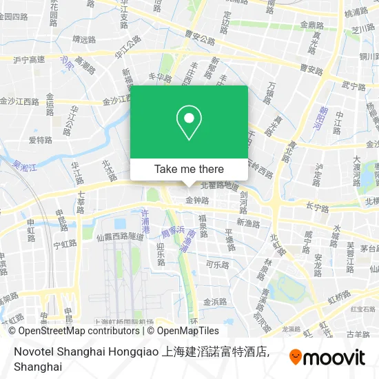 Novotel Shanghai Hongqiao 上海建滔諾富特酒店 map