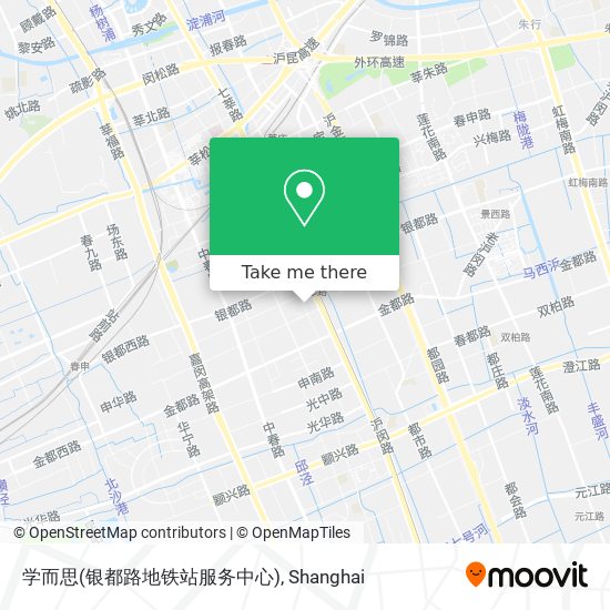 学而思(银都路地铁站服务中心) map