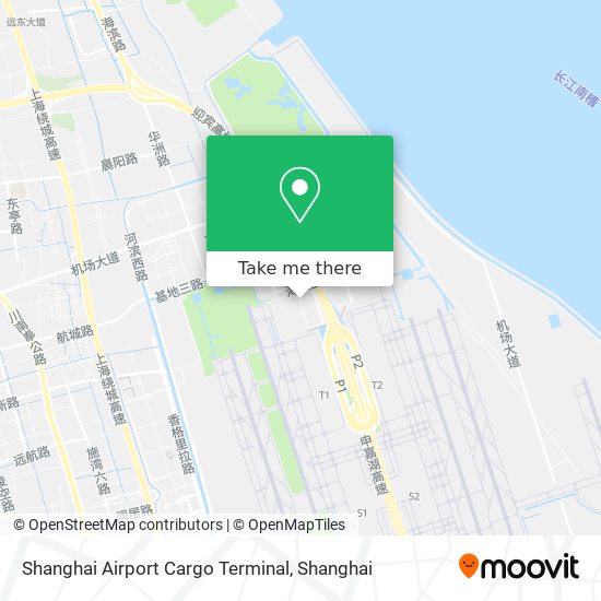 Shanghai Airport Cargo Terminal map