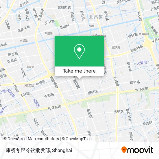 康桥冬跟冷饮批发部 map
