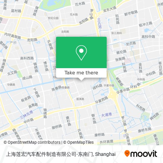 上海莲宏汽车配件制造有限公司-东南门 map