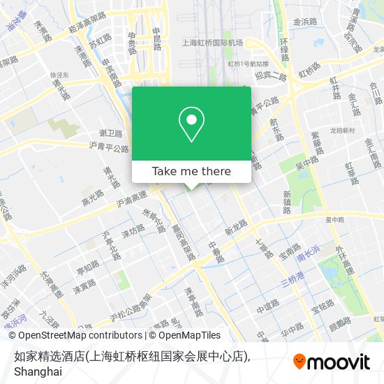 如家精选酒店(上海虹桥枢纽国家会展中心店) map