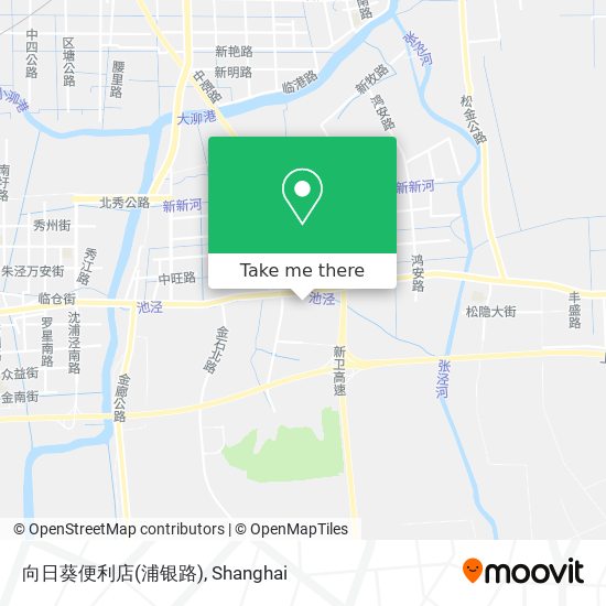 向日葵便利店(浦银路) map