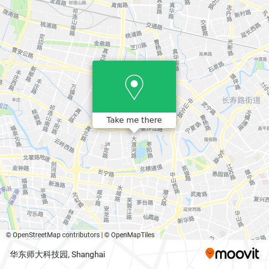 华东师大科技园 map
