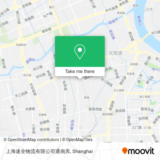 上海速全物流有限公司通南库 map