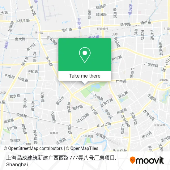 上海晶成建筑新建广西西路777弄八号厂房项目 map