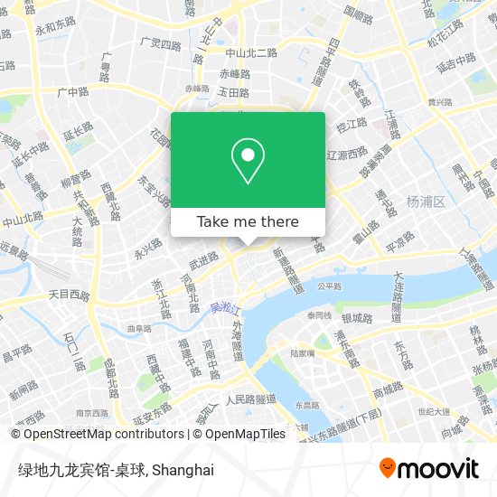 绿地九龙宾馆-桌球 map