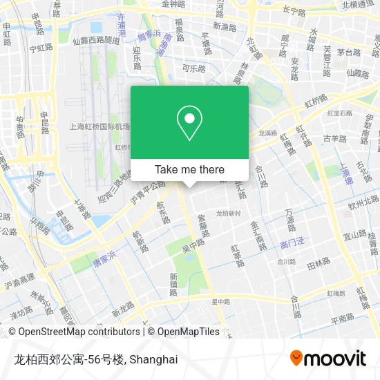 龙柏西郊公寓-56号楼 map