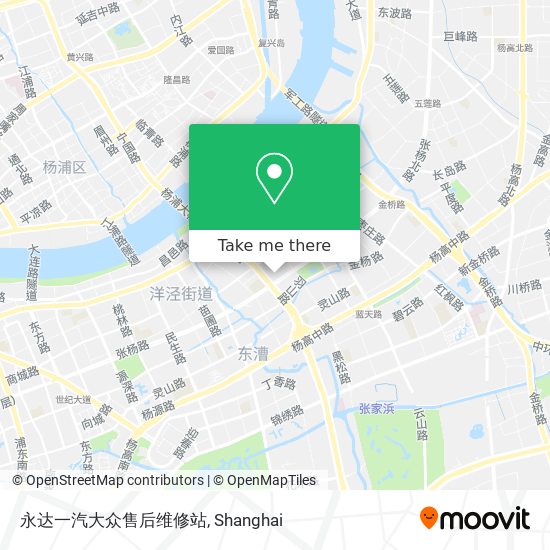 永达一汽大众售后维修站 map
