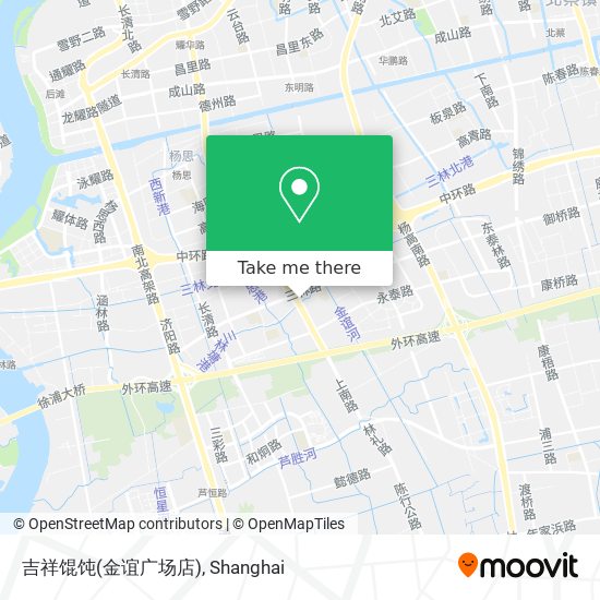 吉祥馄饨(金谊广场店) map