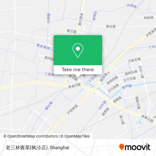 老三林酱菜(枫泾店) map
