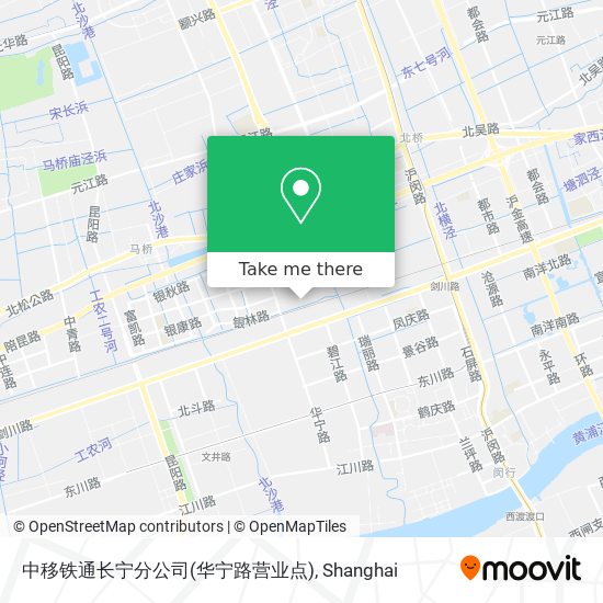 中移铁通长宁分公司(华宁路营业点) map