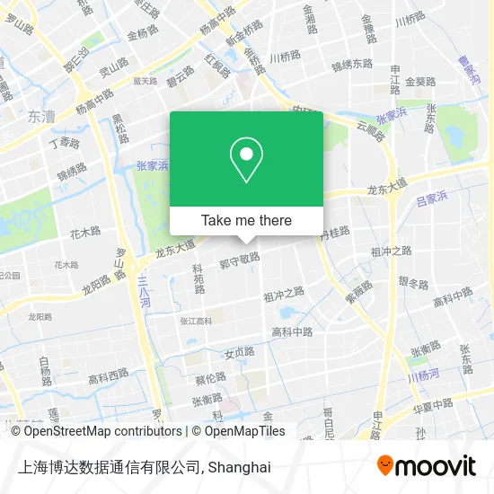 上海博达数据通信有限公司 map