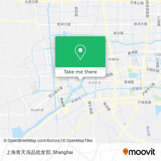 上海青天冻品批发部 map