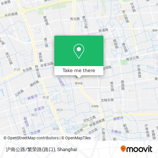 沪南公路/繁荣路(路口) map