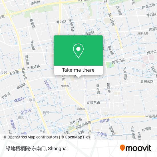 绿地梧桐院-东南门 map
