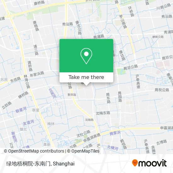 绿地梧桐院-东南门 map