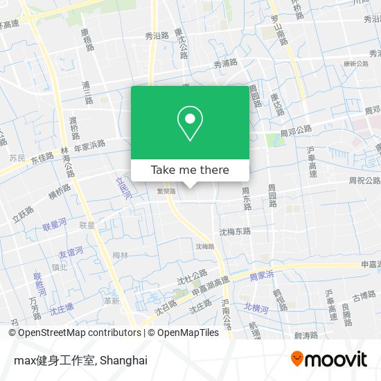 max健身工作室 map