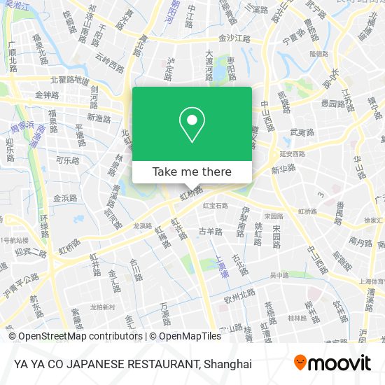 YA YA CO JAPANESE RESTAURANT map